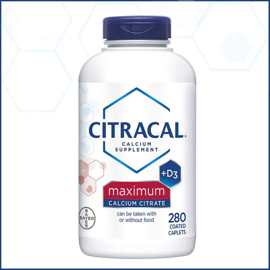 Цитрат кальция с витамином D, Citracal Maximum 280 таблеток