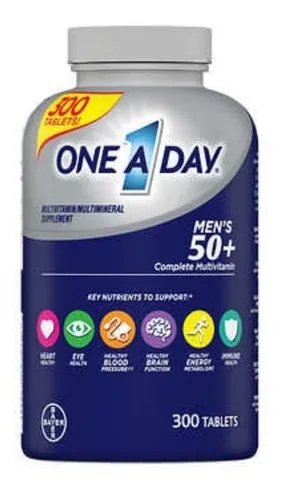 One a Day 50+ Men's Healthy Advantage- Мультивитамины и Минералы для Мужчин старше 50 лет - 300 Таблеток