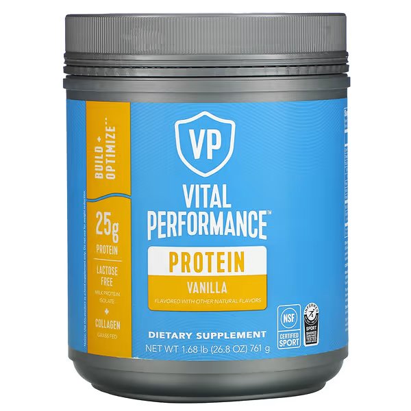 Vital Proteins, Vital Performance Protein, ваниль, 761 г