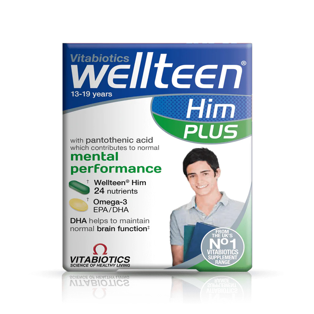 Wellteen Him Plus - поддержка пищеварения для подростков