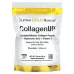 California Gold Nutrition, CollagenUP, гидролизованный морской коллаген, гиалуроновая кислота и витамин C, без вкусовых добавок, 204 г