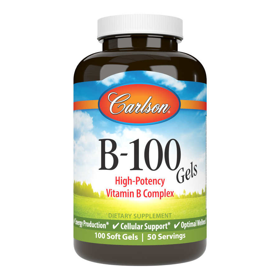Carlson Labs Витамин B-100, 100 капсул