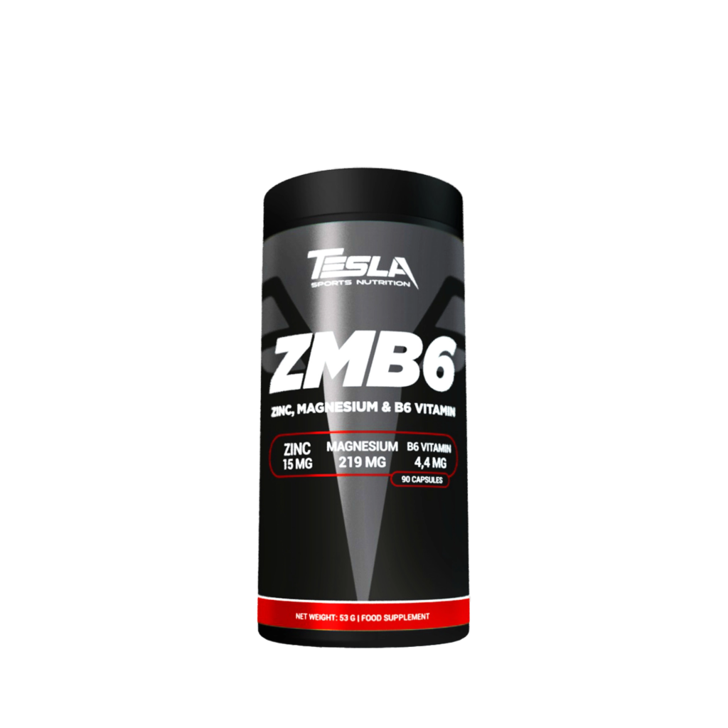 Tesla Sports Nutririon - ZMB6, 54 гр. спортивная пищевая добавка - цинк, магний и витамин B6
