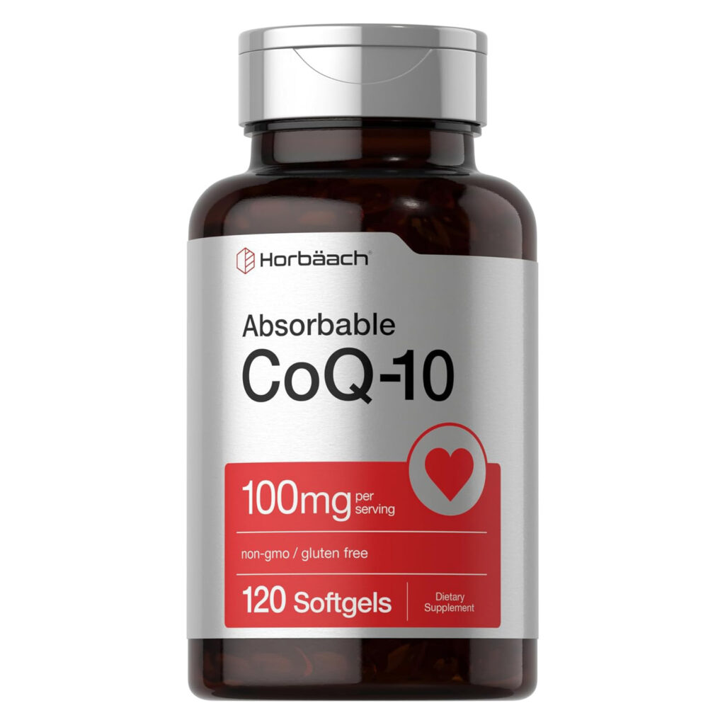 Horbaach - CoQ10, 100 мг мягких таблеток | 120 шт | Без ГМО и глютена