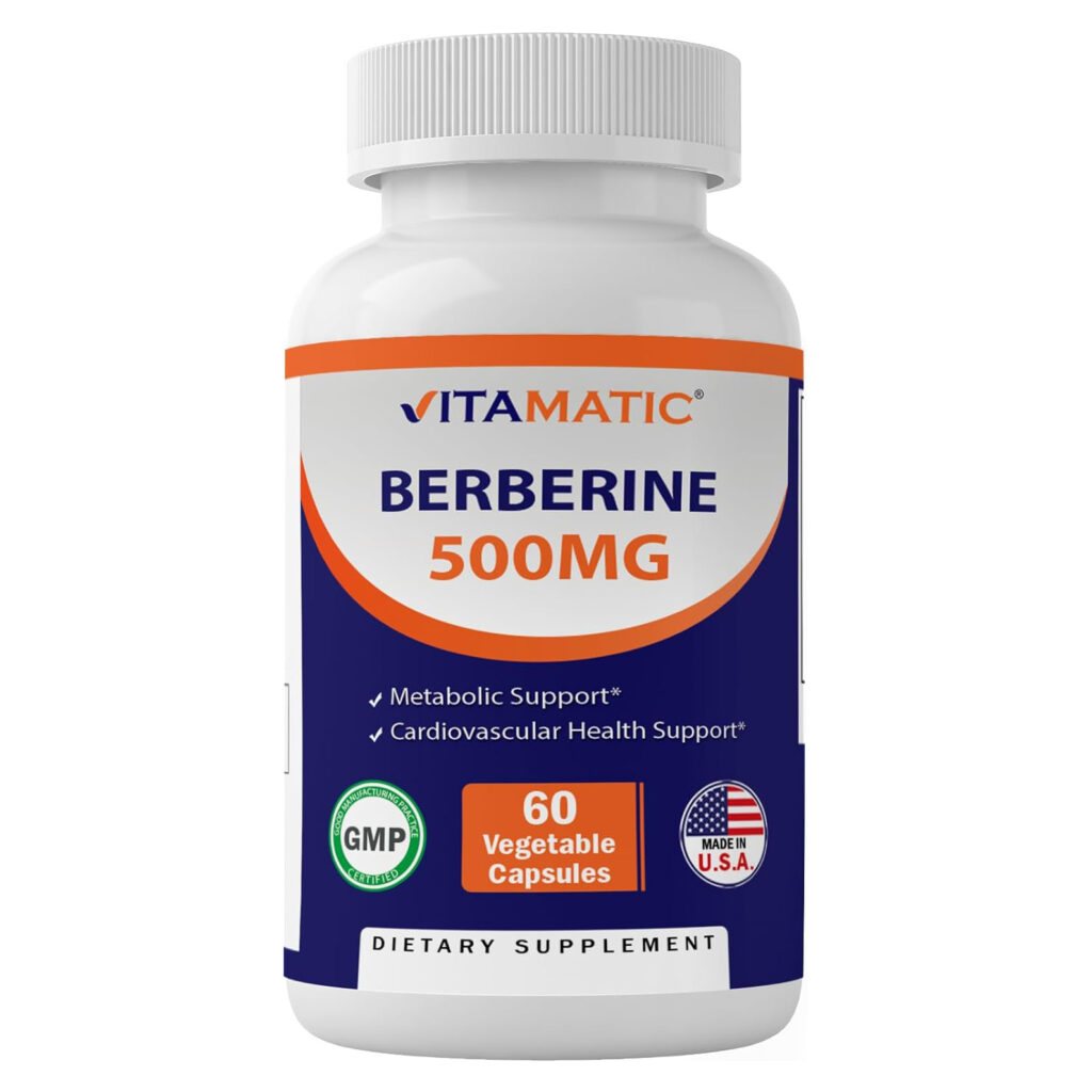 Vitamatic с берберином, 500 мг — 60 растительных капсул