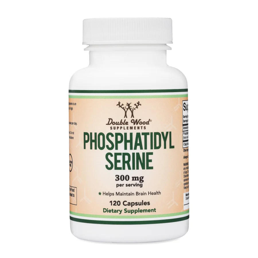 Double Wood Phosphatidylserine - Фосфатидилсерин 300 мг, 120 капсул