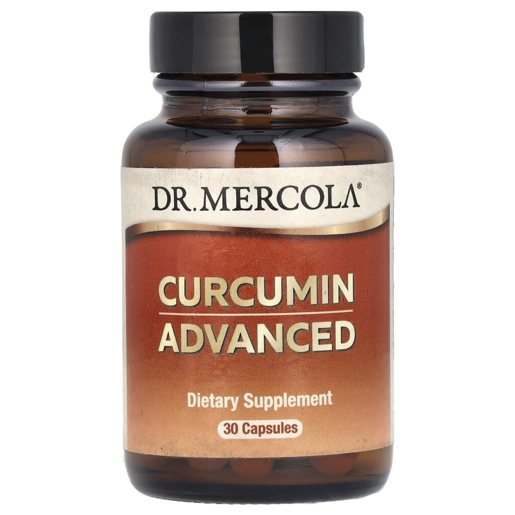 Dr. Mercola, куркумин с улучшенной рецептурой, 30 капсул