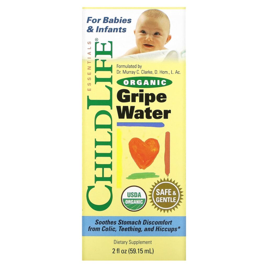 ChildLife Essentials, Органическая Вода против Коликов, 2 жидких унций