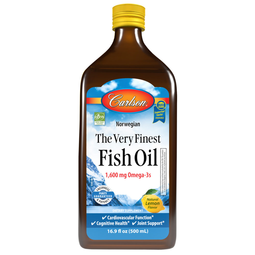 Carlson Labs, The Very Finest Fish Oil, Рыбий жир 1600 мг, 500 мл