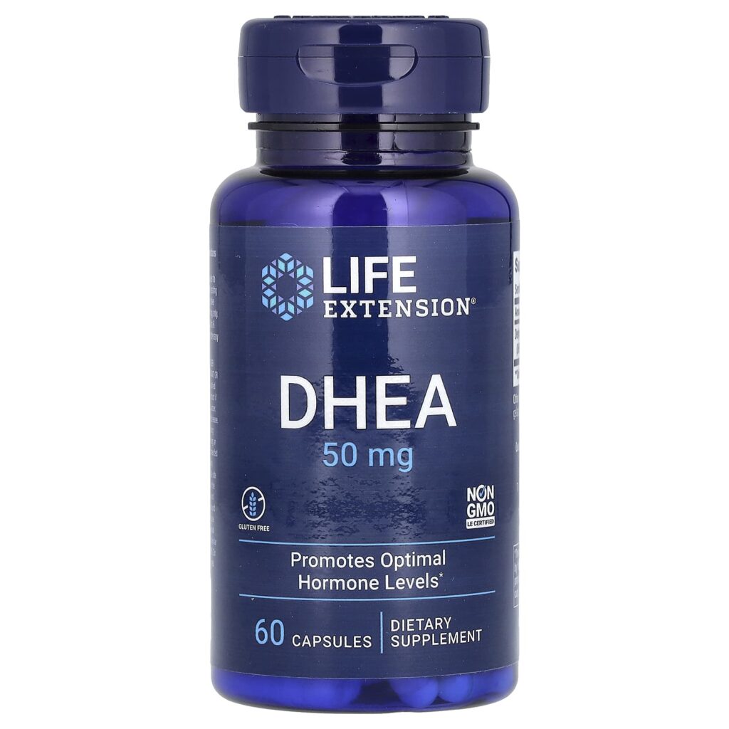 Life Extension, DHEA, 50 мг, 60 капсул