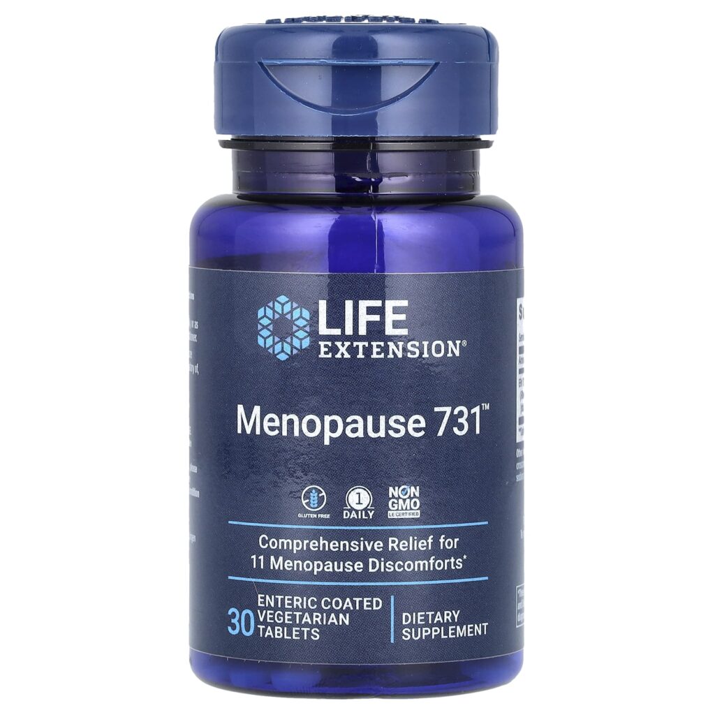 Life Extension, Menopause 731, 30 вегетарианских таблеток, покрытых кишечнорастворимой оболочкой