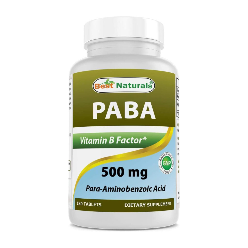 Best Naturals - PABA 500 мг 180 таблеток