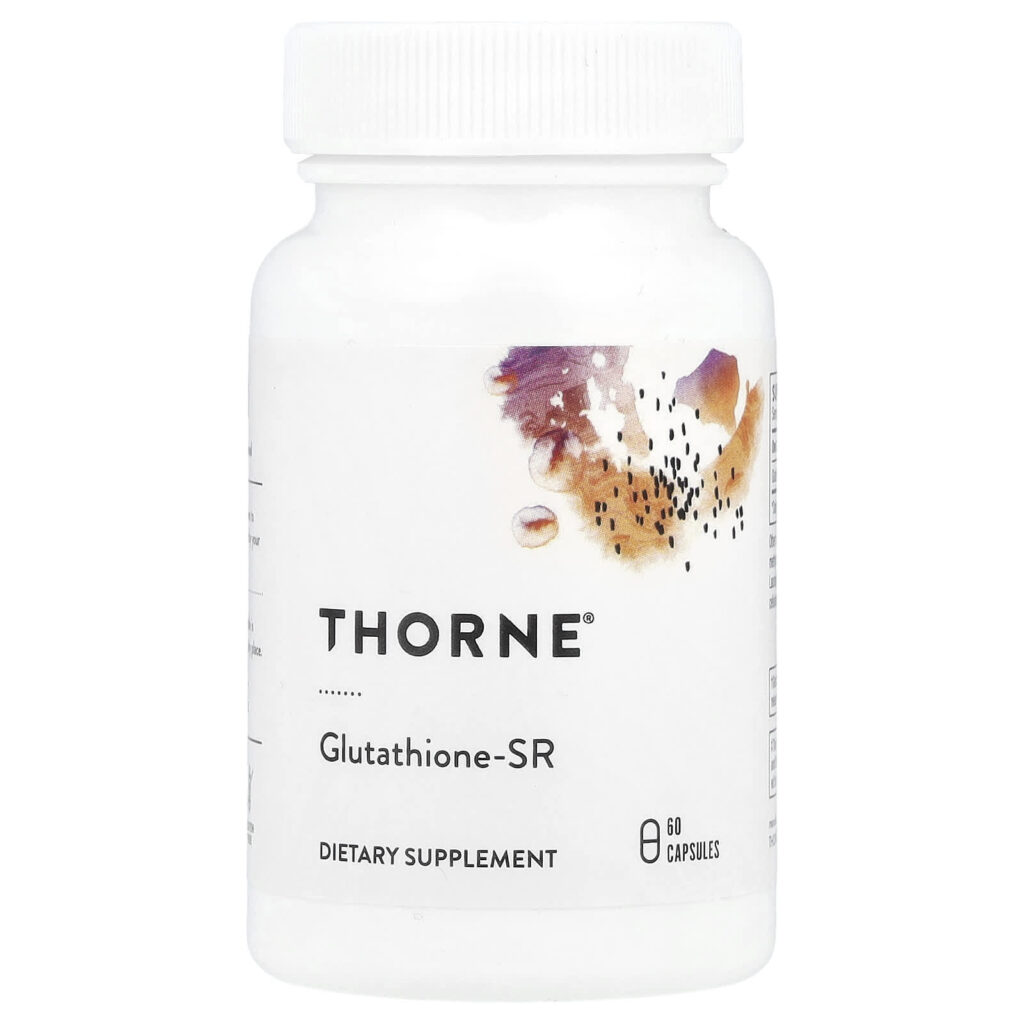 Thorne, Glutathione-SR, 60 капсул