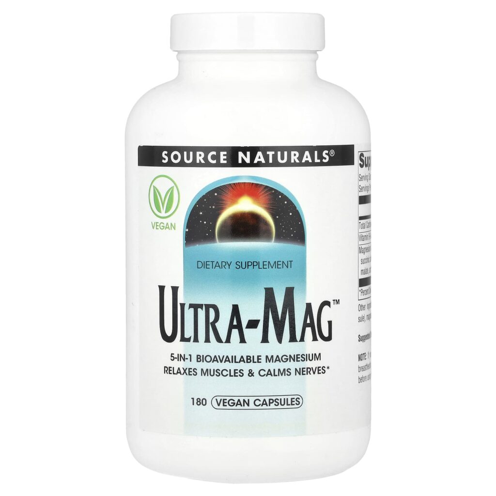 Source Naturals, Ultra-Mag, 180 веганских капсул