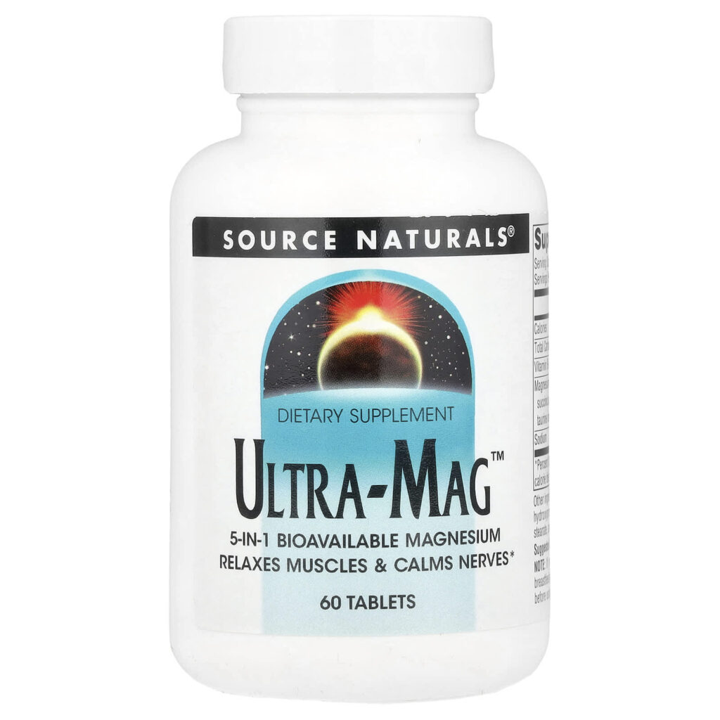 Source Naturals, Ultra-Mag, 60 таблеток